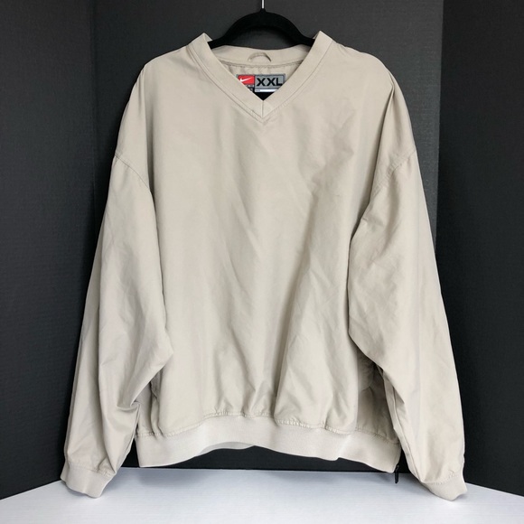 Nike Jackets & Coats | Nike Mens Beige Windbreaker Pullover Xxl | Poshmark